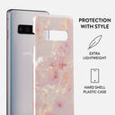 Golden Coral - Pink Samsung Galaxy S10 Plus Case 2