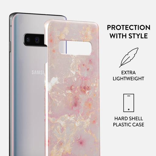 Golden Coral - Pink Samsung Galaxy S10 Plus Case 2