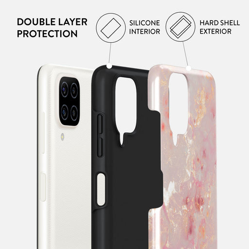 Golden Coral - Pink Samsung Galaxy A12 4G Case 6