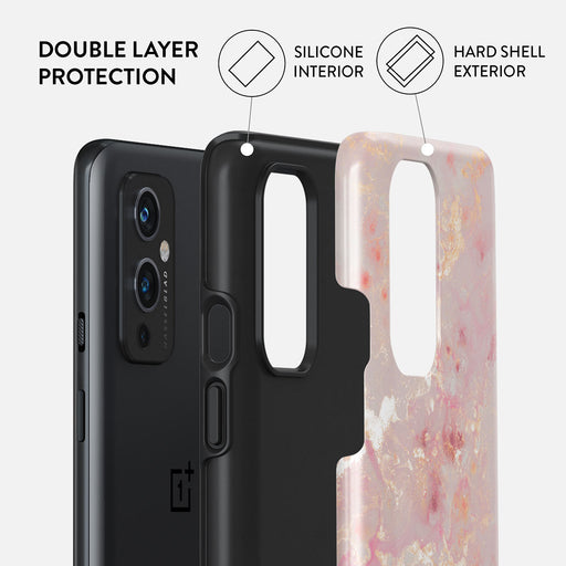 Golden Coral - Pink OnePlus 9 Case 2