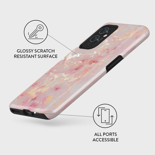 Golden Coral - Pink OnePlus 9 Case 3