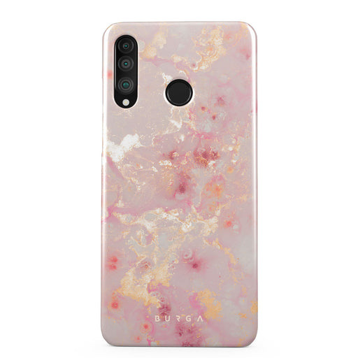 Golden Coral - Pink Huawei P30 Lite Case 1