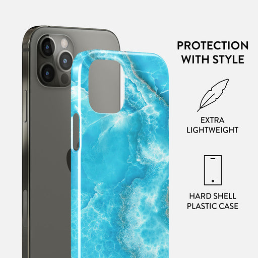 Ocean Waves - Blue iPhone 12 Pro Max Case 2
