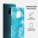 Ocean Waves - Blue Huawei Mate 20 Pro Case 2