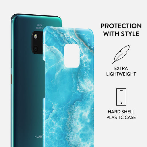Ocean Waves - Blue Huawei Mate 20 Pro Case 2