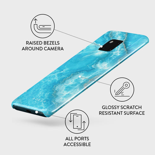 Ocean Waves - Blue Huawei Mate 20 Pro Case 3