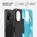 Ocean Waves - Blue Xiaomi Mi 11 Lite 4G / 5G Case 2