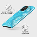 Ocean Waves - Blue Xiaomi Mi 11 Lite 4G / 5G Case 3