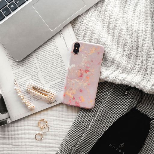 Golden Coral - Pink Samsung Galaxy S10 Plus Case 9