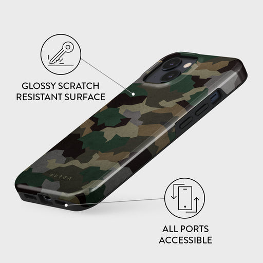 Tropical Green Camo - iPhone 13 Mini Case