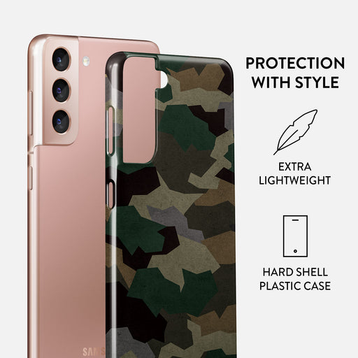 Tropical Green Camo - Samsung Galaxy S21 Plus Case 2