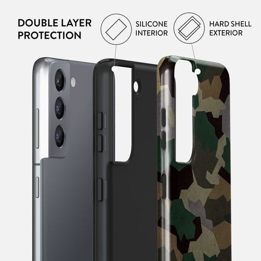 Tropical Green Camo - Samsung Galaxy S21 Case 6