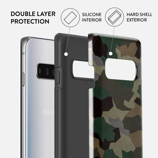 Tropical Green Camo - Samsung Galaxy S10 4G Case 6