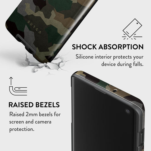 Tropical Green Camo - Samsung Galaxy S10 4G Case 8