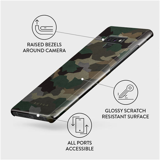 Tropical Green Camo - Samsung Galaxy Note 9 Case 3
