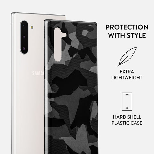 Night Black Camouflage - Samsung Galaxy Note 10 Case 2