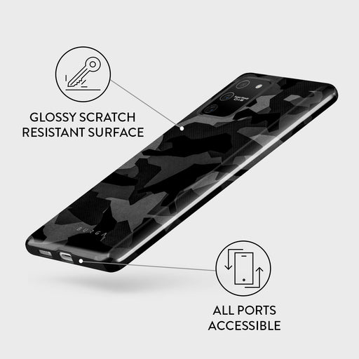 Night Black Camouflage - Samsung Galaxy S10 Lite Case 7