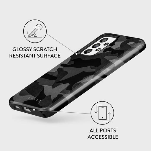 Night Black Camouflage - Samsung Galaxy A33 Case 3