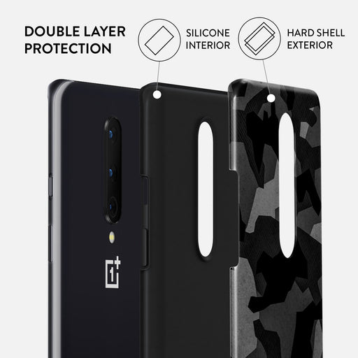Night Black Camouflage - OnePlus 8 Case 2