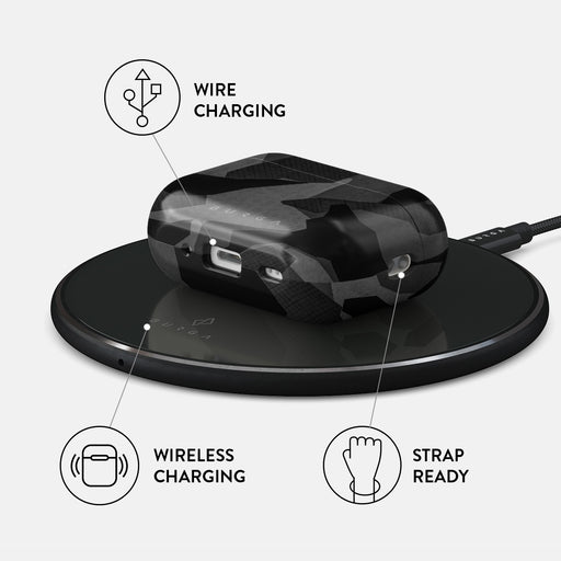 Night Black Camouflage - AirPods Pro 2 Case 3