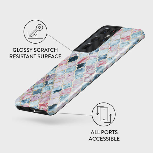 Pink Beach - Mosaic Samsung Galaxy S21 Ultra Case 7