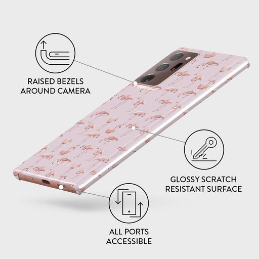 Nostalgic Pink - Flamingos Samsung Galaxy Note 20 Ultra 4G / 5G Case 3