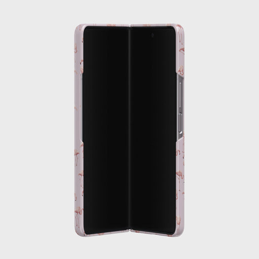 Nostalgic Pink - Flamingos Samsung Galaxy Z Fold 3 Case 5