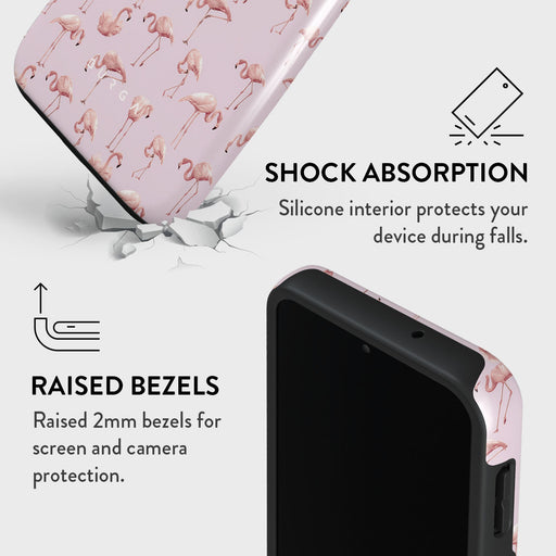 Nostalgic Pink - Flamingos Samsung Galaxy A14 5G Case 4