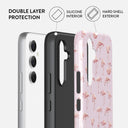 Nostalgic Pink - Flamingos Samsung Galaxy A54 Case 2