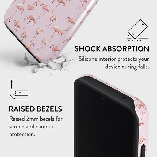 Nostalgic Pink - Flamingos Samsung Galaxy A54 Case 4