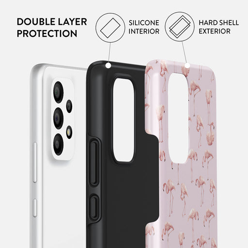 Nostalgic Pink - Flamingos Samsung Galaxy A53 Case 2