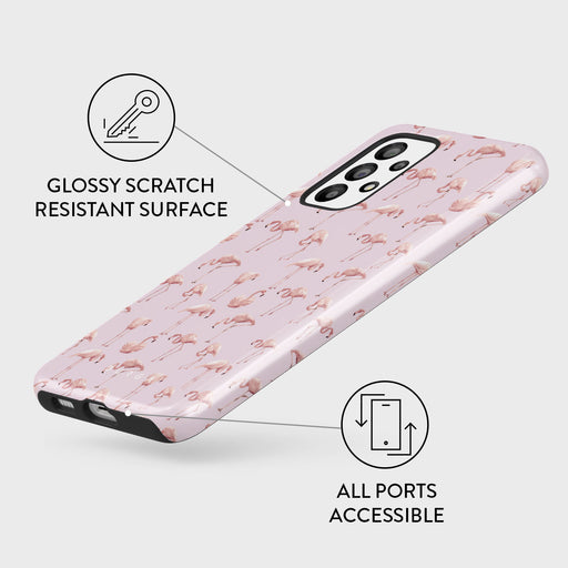 Nostalgic Pink - Flamingos Samsung Galaxy A53 Case 3