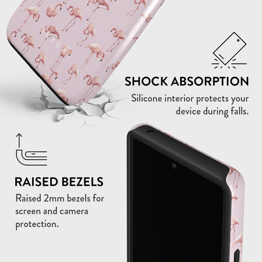 Nostalgic Pink - Flamingos Google Pixel 7 Case 4