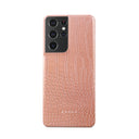 Pink Croco - Samsung Galaxy S21 Ultra Case