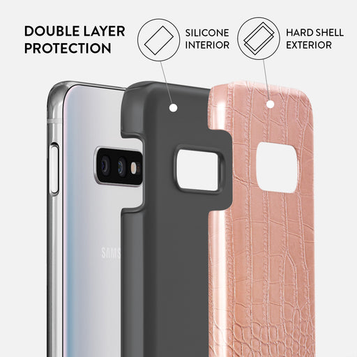 Pink Croco - Samsung Galaxy S10E Case 6