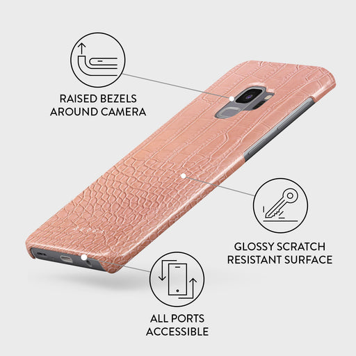 Pink Croco - Samsung Galaxy S9 Case 3