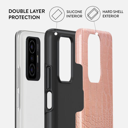 Pink Croco - Xiaomi 11T / 11T Pro Case 2