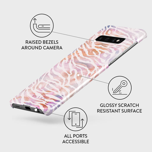 Sultry July - Zebra Samsung Galaxy S10 Plus Case 3