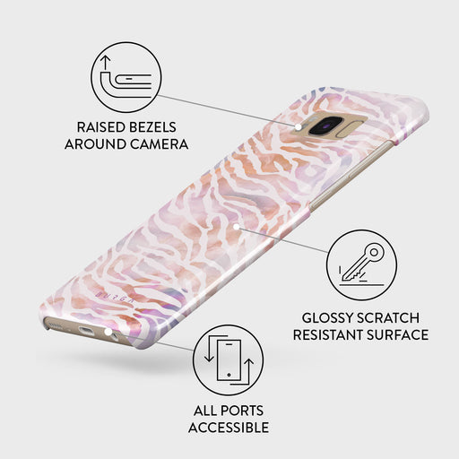 Sultry July - Zebra Samsung Galaxy S8 Case 3