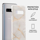 Vanilla Sand - Marble Samsung Galaxy S10 Plus Case 2