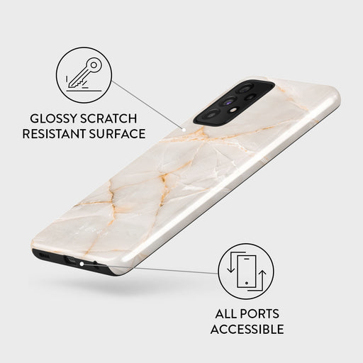 Vanilla Sand - Marble Samsung Galaxy A52 / A52S 4G / 5G Case 7