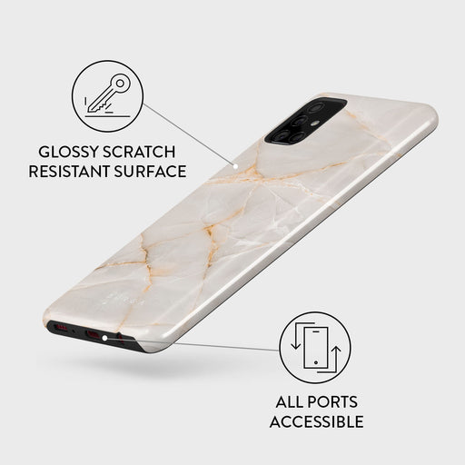 Vanilla Sand - Marble Samsung Galaxy A71 4G Case 7