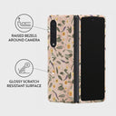 Sunday Brunch - Flowers Samsung Galaxy Z Fold 3 Case 3