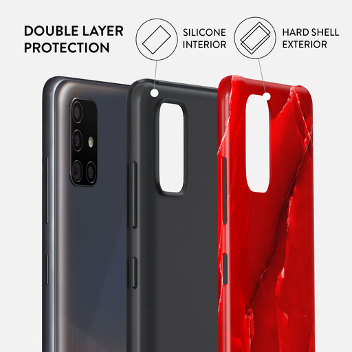 Wild Blaze - Red Samsung Galaxy A71 4G Case 6
