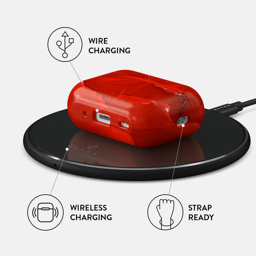 Wild Blaze - Red AirPods Pro 2 Case 3