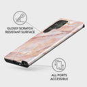 Morning Sunshine - Pastel Marble Samsung Galaxy S23 Ultra Case 7