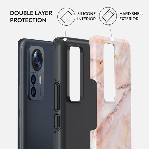 Morning Sunshine - Pastel Marble Xiaomi 12 Pro Case 2