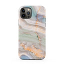 Pastel Hues - Colorful Marble iPhone 12 Pro Case 5