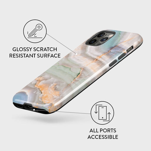 Pastel Hues - Colorful Marble iPhone 12 Pro Case 7