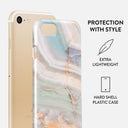 Pastel Hues - Colorful Marble iPhone SE (2020) Case 2